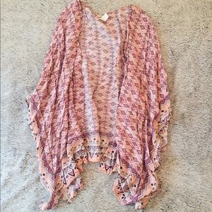 Bethany Mota Collection Pink Kimono
